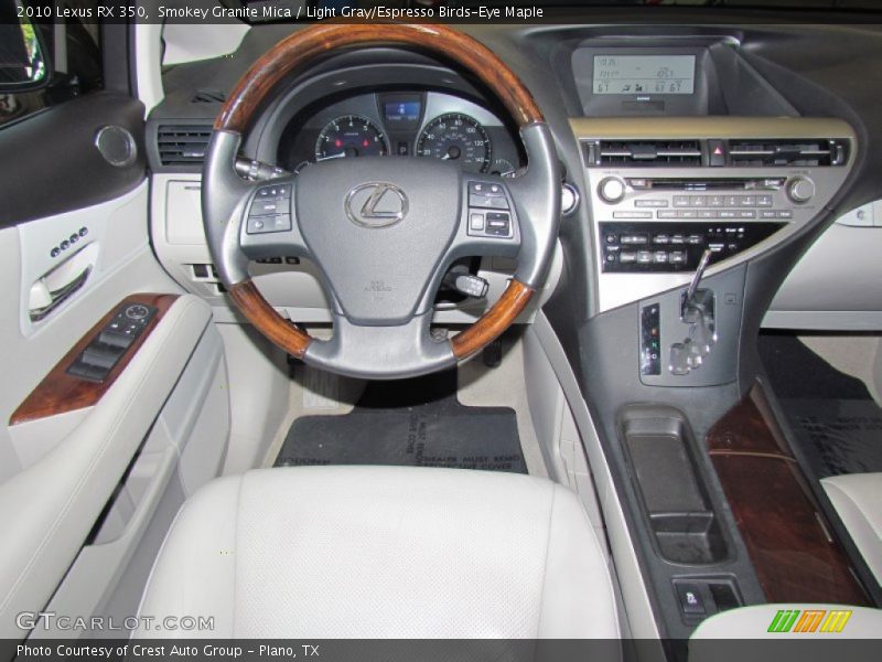 Smokey Granite Mica / Light Gray/Espresso Birds-Eye Maple 2010 Lexus RX 350