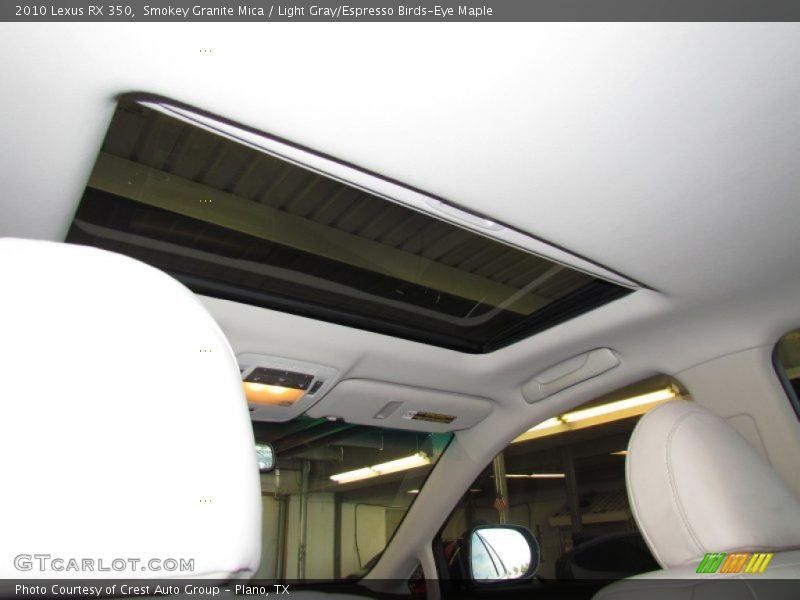 Smokey Granite Mica / Light Gray/Espresso Birds-Eye Maple 2010 Lexus RX 350