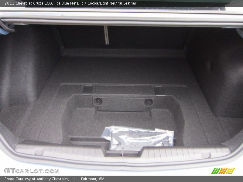 Ice Blue Metallic / Cocoa/Light Neutral Leather 2011 Chevrolet Cruze ECO