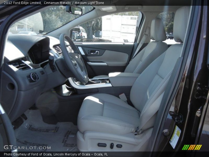 Cinnamon Metallic / Medium Light Stone 2012 Ford Edge Limited