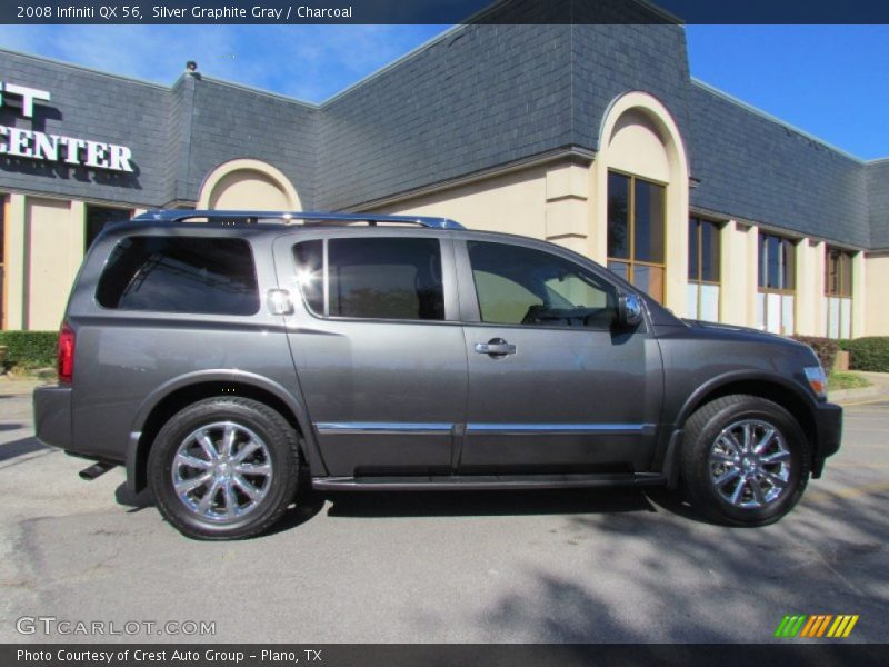 Silver Graphite Gray / Charcoal 2008 Infiniti QX 56