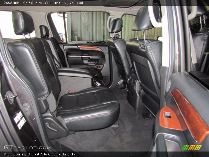 Silver Graphite Gray / Charcoal 2008 Infiniti QX 56