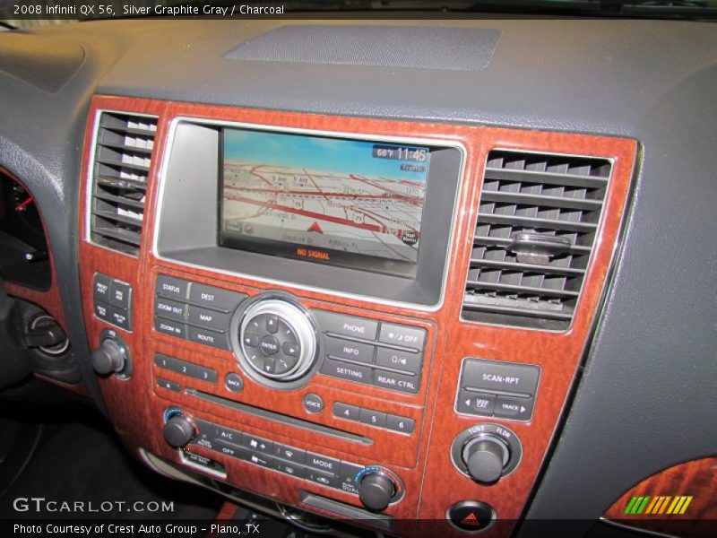 Silver Graphite Gray / Charcoal 2008 Infiniti QX 56