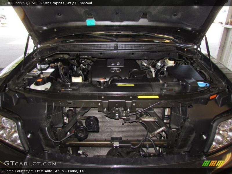 Silver Graphite Gray / Charcoal 2008 Infiniti QX 56
