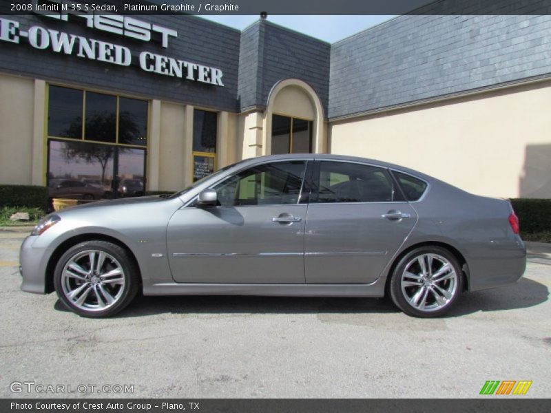 Platinum Graphite / Graphite 2008 Infiniti M 35 S Sedan