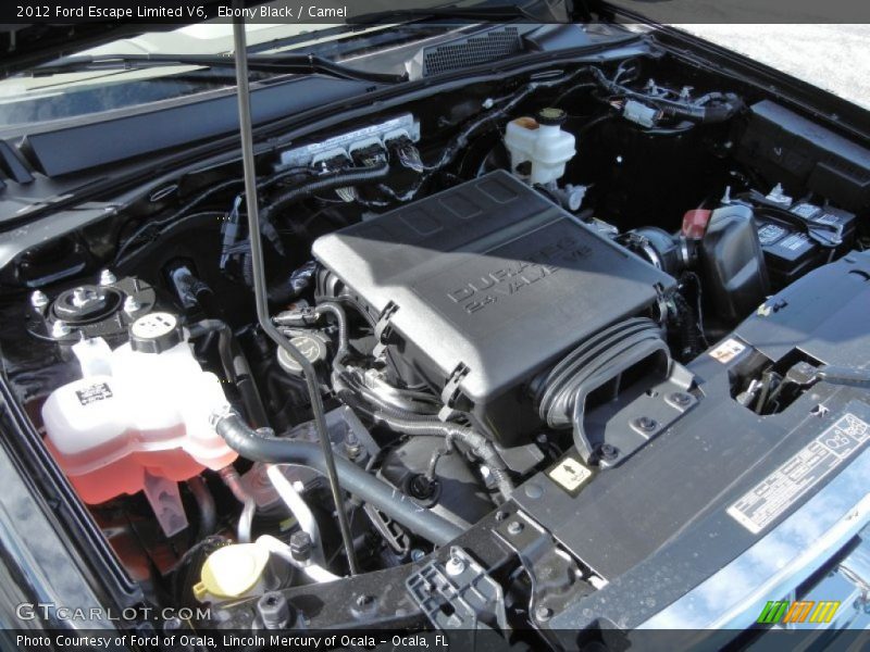  2012 Escape Limited V6 Engine - 3.0 Liter DOHC 24-Valve Duratec Flex-Fuel V6