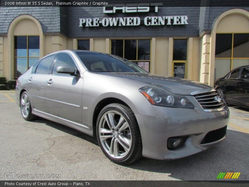 Platinum Graphite / Graphite 2008 Infiniti M 35 S Sedan