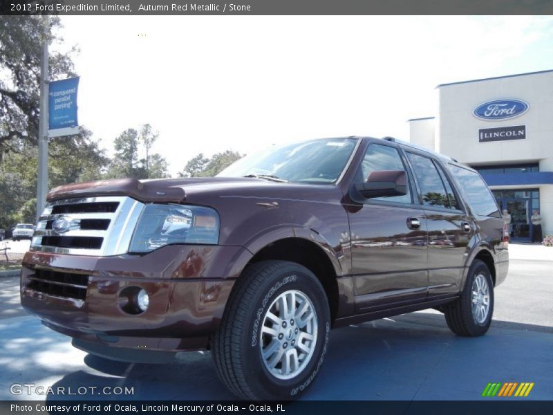 Autumn Red Metallic / Stone 2012 Ford Expedition Limited