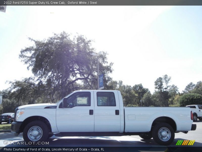 Oxford White / Steel 2012 Ford F250 Super Duty XL Crew Cab
