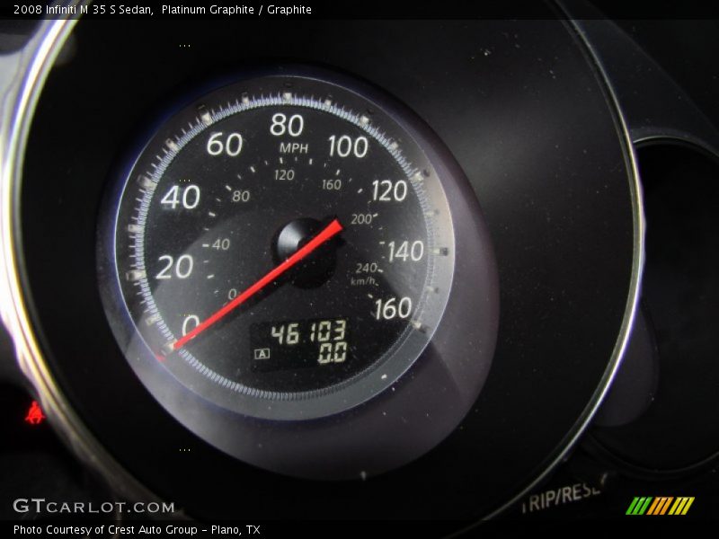 Platinum Graphite / Graphite 2008 Infiniti M 35 S Sedan