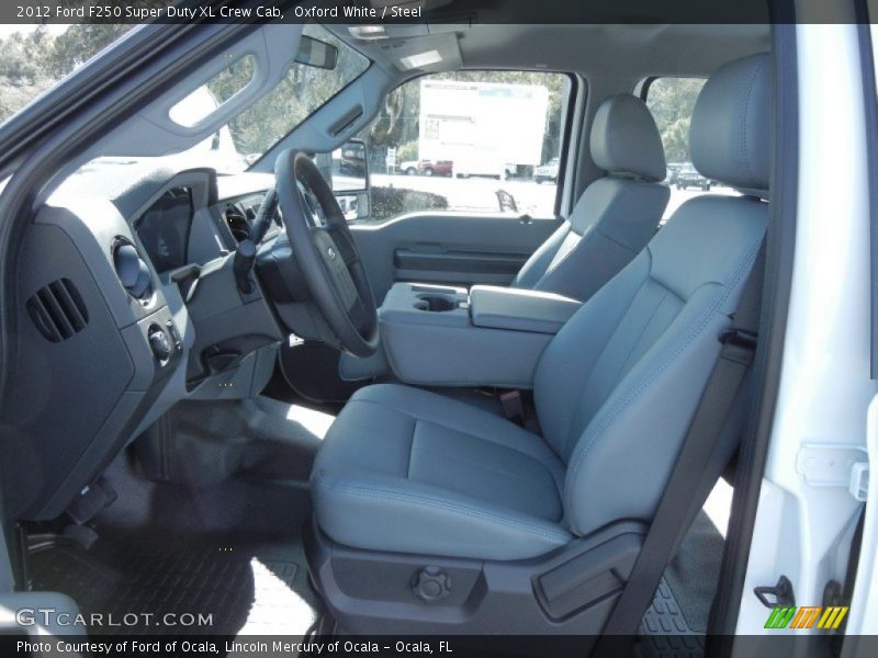 Oxford White / Steel 2012 Ford F250 Super Duty XL Crew Cab