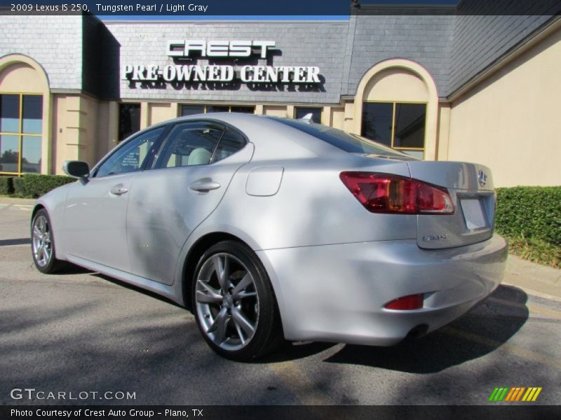 Tungsten Pearl / Light Gray 2009 Lexus IS 250