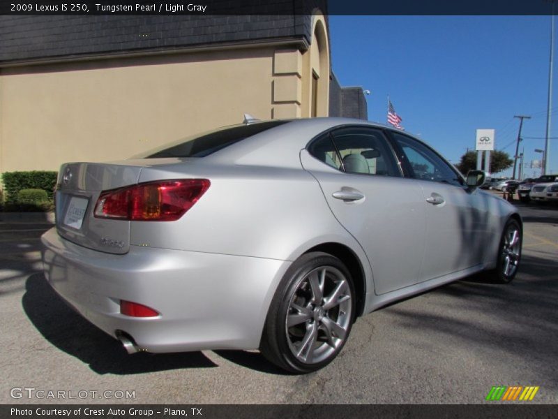 Tungsten Pearl / Light Gray 2009 Lexus IS 250
