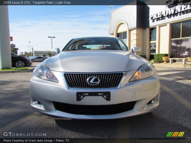 Tungsten Pearl / Light Gray 2009 Lexus IS 250