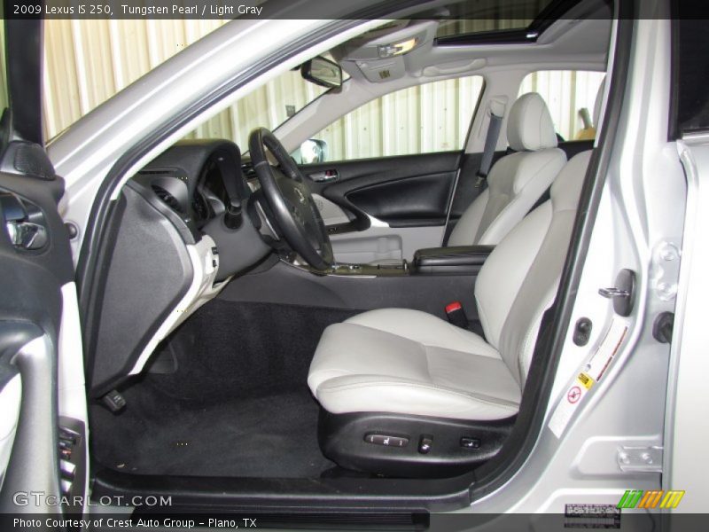 Tungsten Pearl / Light Gray 2009 Lexus IS 250