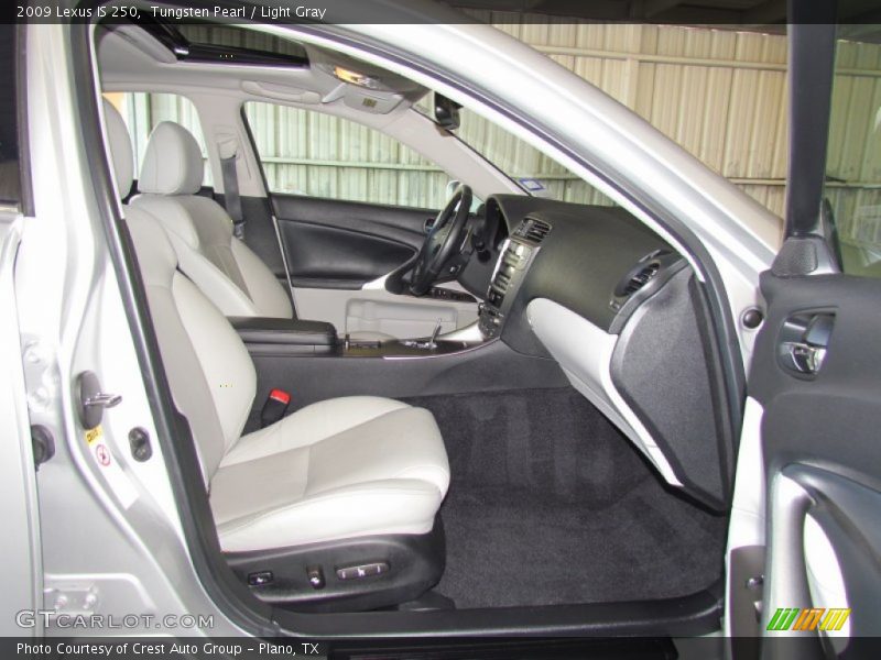 Tungsten Pearl / Light Gray 2009 Lexus IS 250