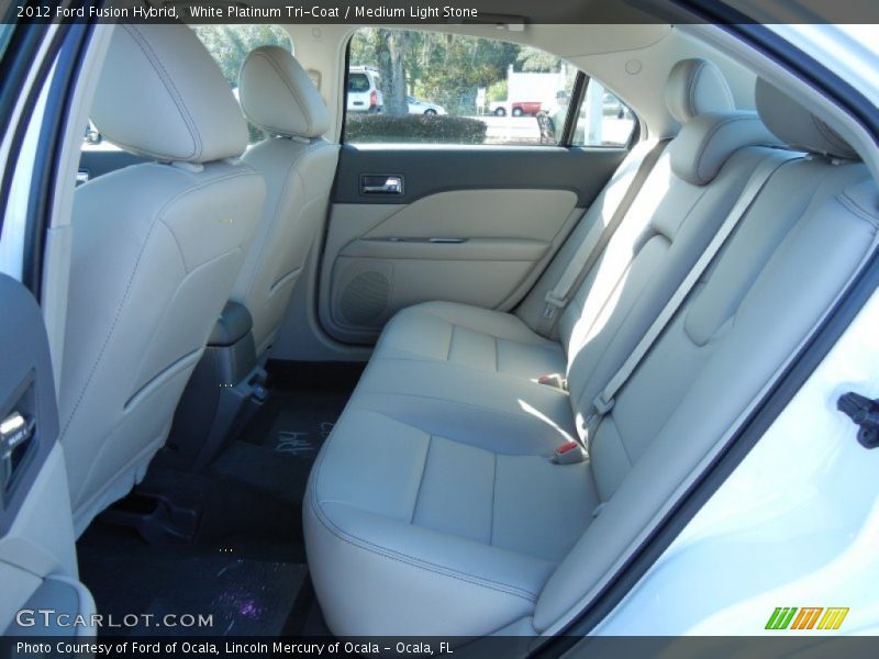  2012 Fusion Hybrid Medium Light Stone Interior