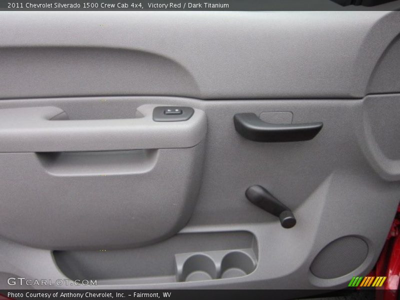 Victory Red / Dark Titanium 2011 Chevrolet Silverado 1500 Crew Cab 4x4