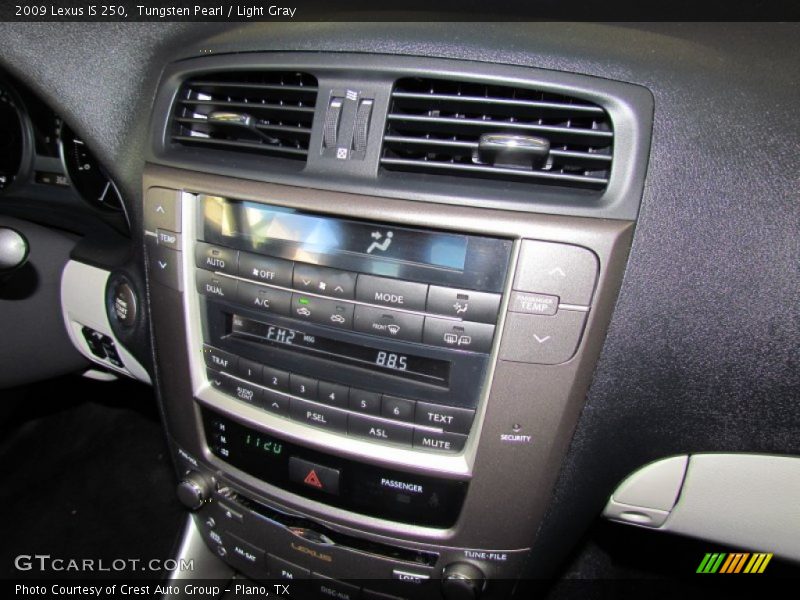 Tungsten Pearl / Light Gray 2009 Lexus IS 250