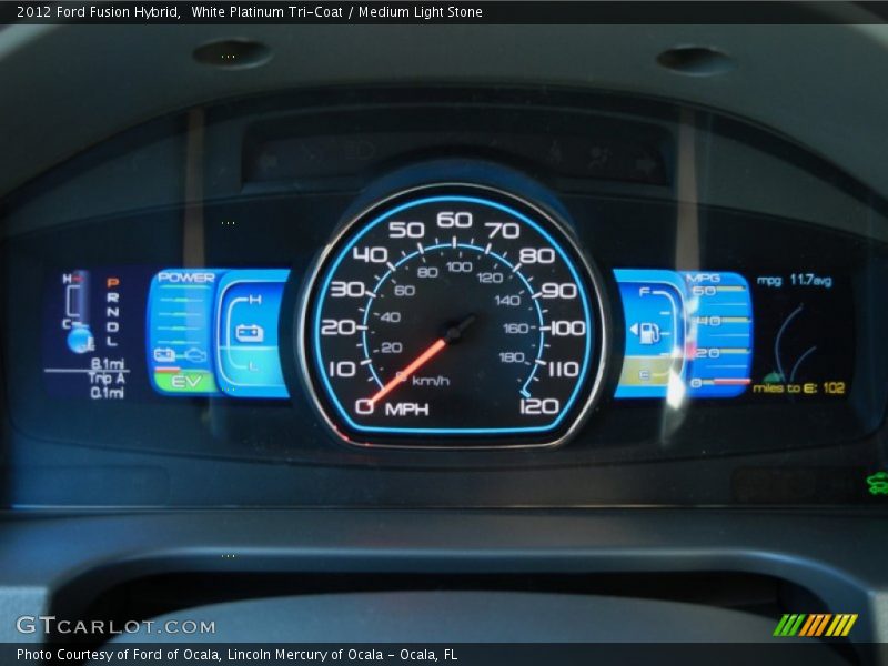  2012 Fusion Hybrid Hybrid Gauges