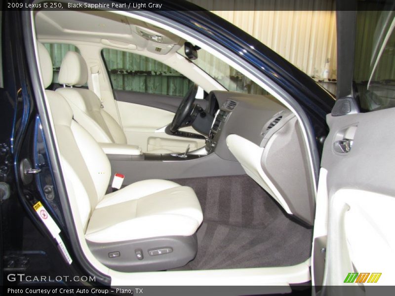 Black Sapphire Pearl / Light Gray 2009 Lexus IS 250