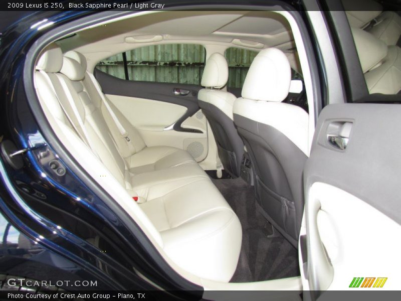 Black Sapphire Pearl / Light Gray 2009 Lexus IS 250