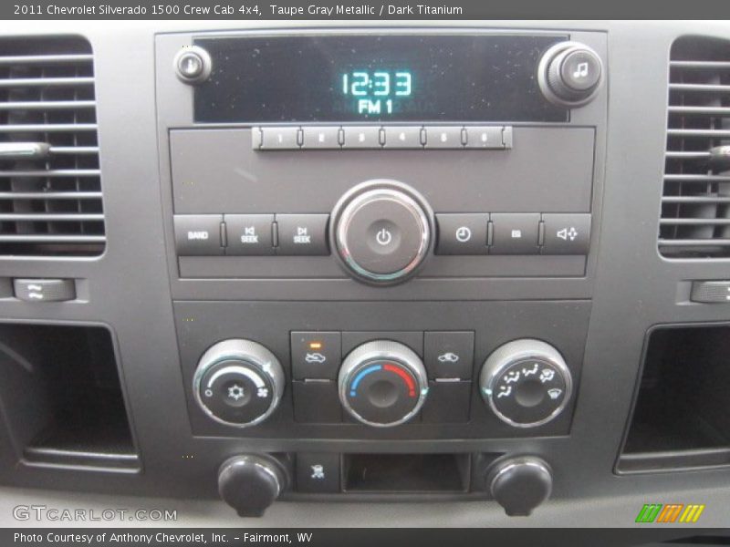 Taupe Gray Metallic / Dark Titanium 2011 Chevrolet Silverado 1500 Crew Cab 4x4