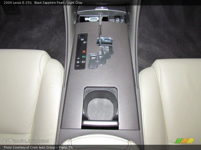 Black Sapphire Pearl / Light Gray 2009 Lexus IS 250