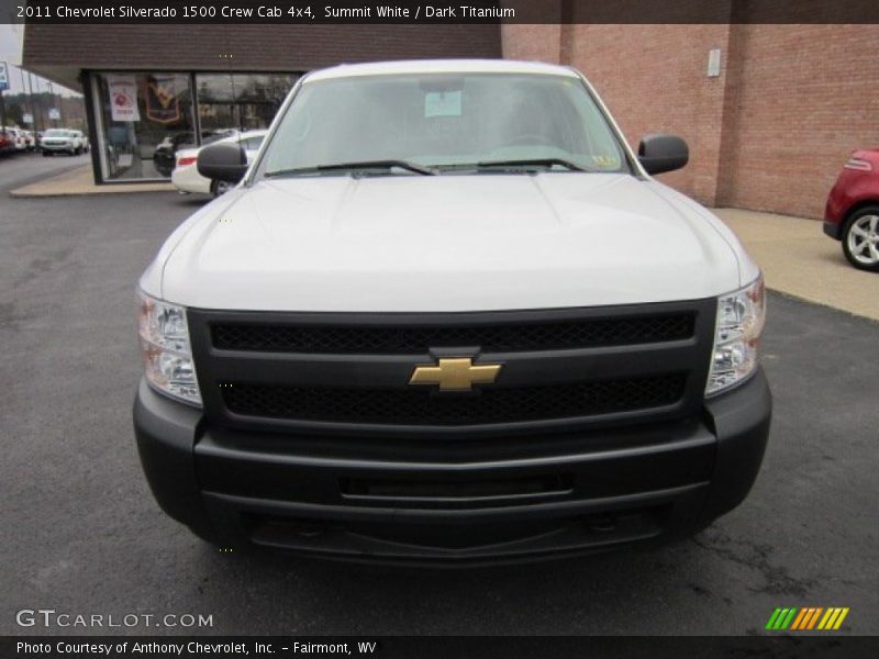 Summit White / Dark Titanium 2011 Chevrolet Silverado 1500 Crew Cab 4x4