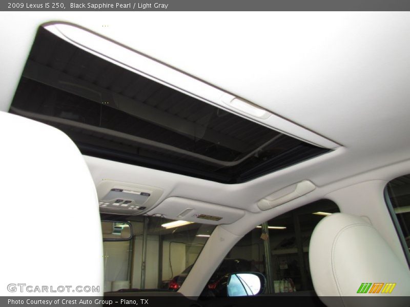 Black Sapphire Pearl / Light Gray 2009 Lexus IS 250