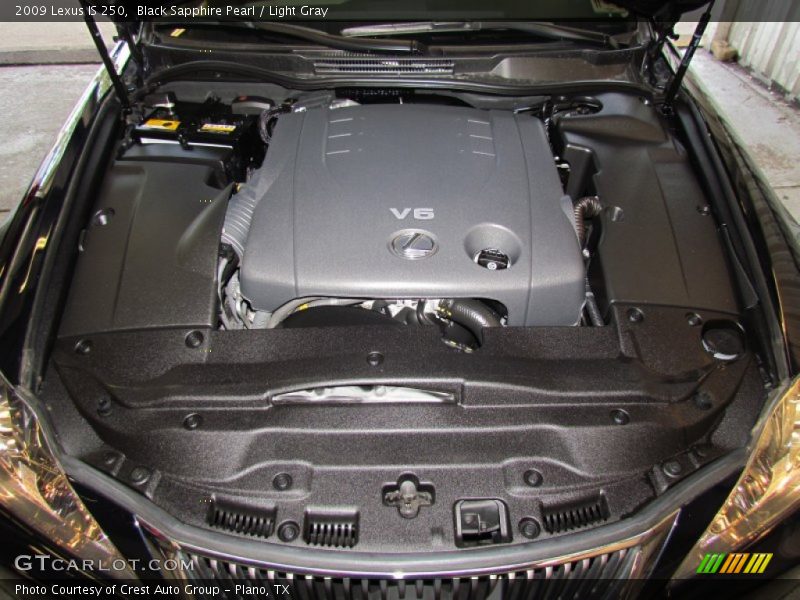 Black Sapphire Pearl / Light Gray 2009 Lexus IS 250