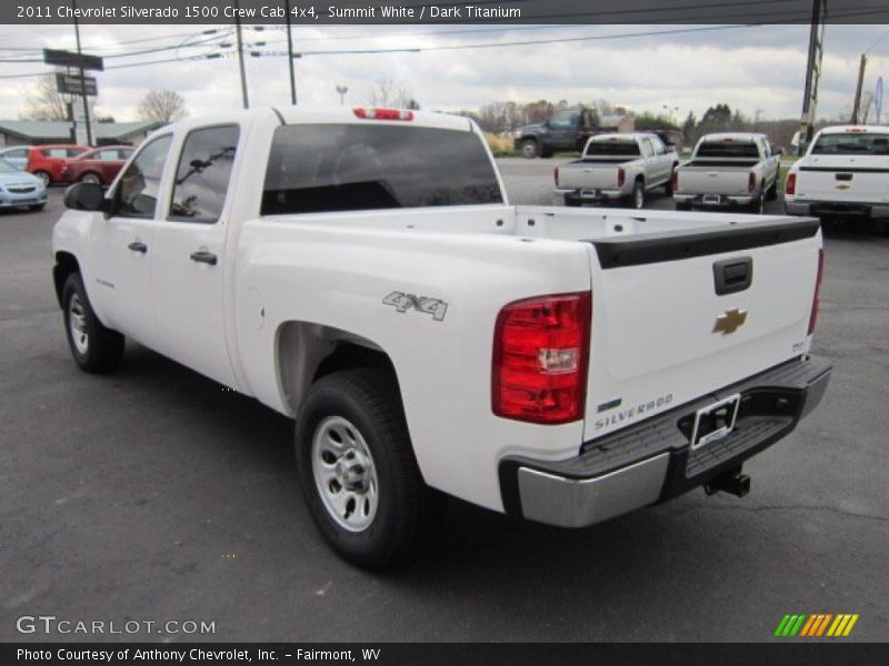 Summit White / Dark Titanium 2011 Chevrolet Silverado 1500 Crew Cab 4x4