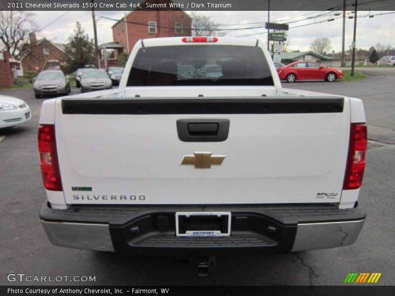 Summit White / Dark Titanium 2011 Chevrolet Silverado 1500 Crew Cab 4x4
