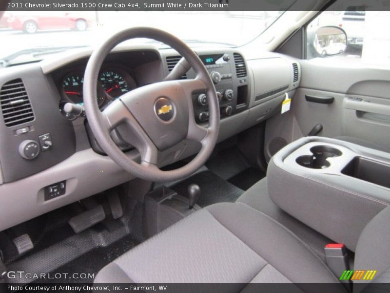 Dark Titanium Interior - 2011 Silverado 1500 Crew Cab 4x4 