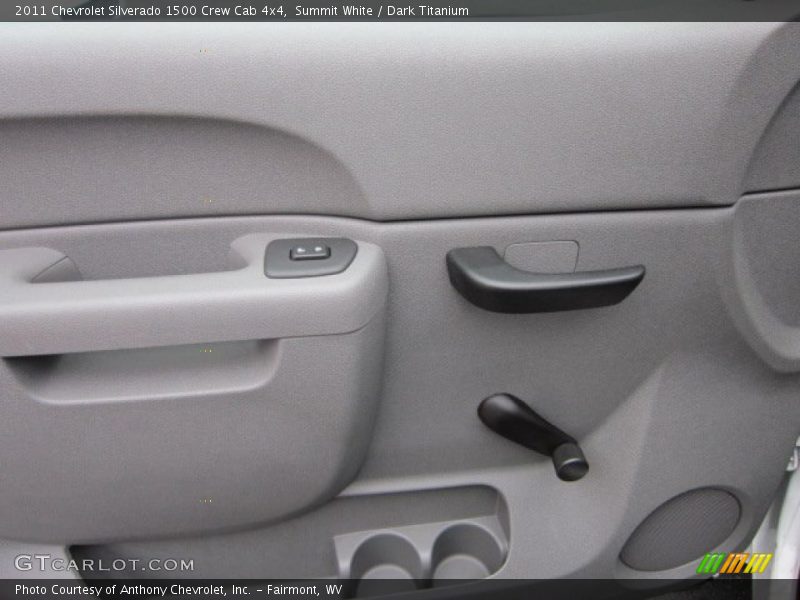 Summit White / Dark Titanium 2011 Chevrolet Silverado 1500 Crew Cab 4x4