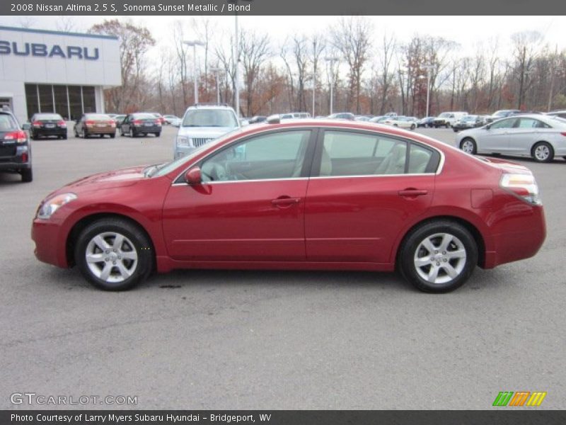 Sonoma Sunset Metallic / Blond 2008 Nissan Altima 2.5 S