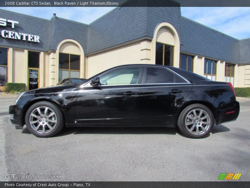 Black Raven / Light Titanium/Ebony 2008 Cadillac CTS Sedan