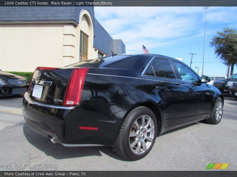 Black Raven / Light Titanium/Ebony 2008 Cadillac CTS Sedan