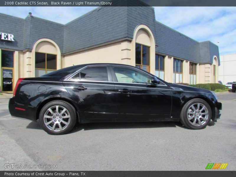 Black Raven / Light Titanium/Ebony 2008 Cadillac CTS Sedan