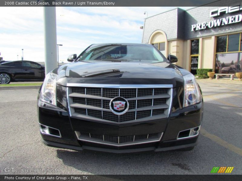 Black Raven / Light Titanium/Ebony 2008 Cadillac CTS Sedan