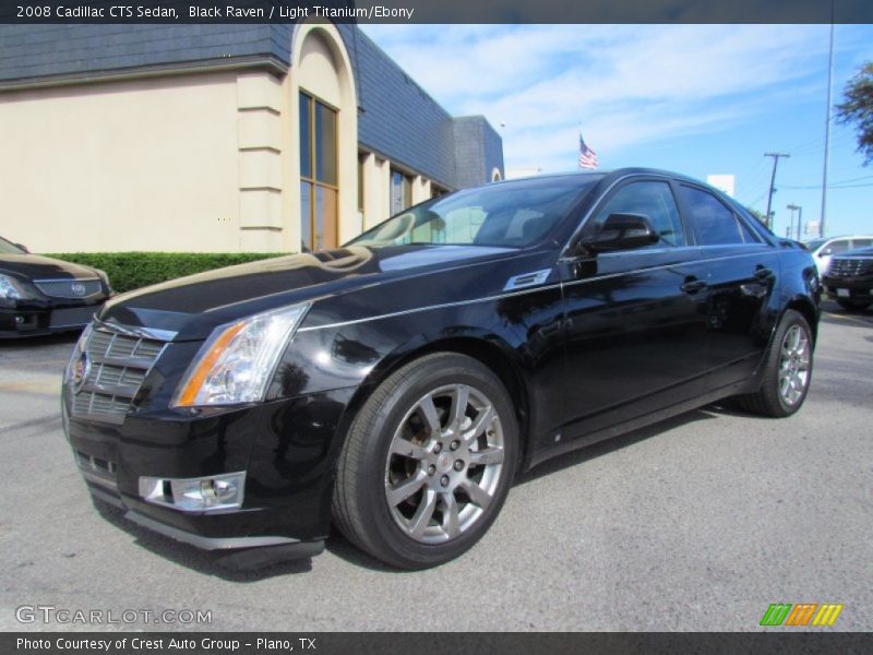 Black Raven / Light Titanium/Ebony 2008 Cadillac CTS Sedan