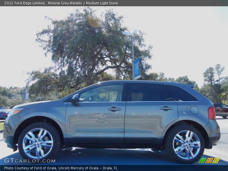 Mineral Grey Metallic / Medium Light Stone 2012 Ford Edge Limited