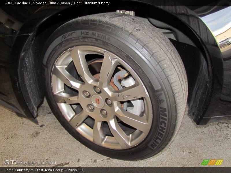 Black Raven / Light Titanium/Ebony 2008 Cadillac CTS Sedan
