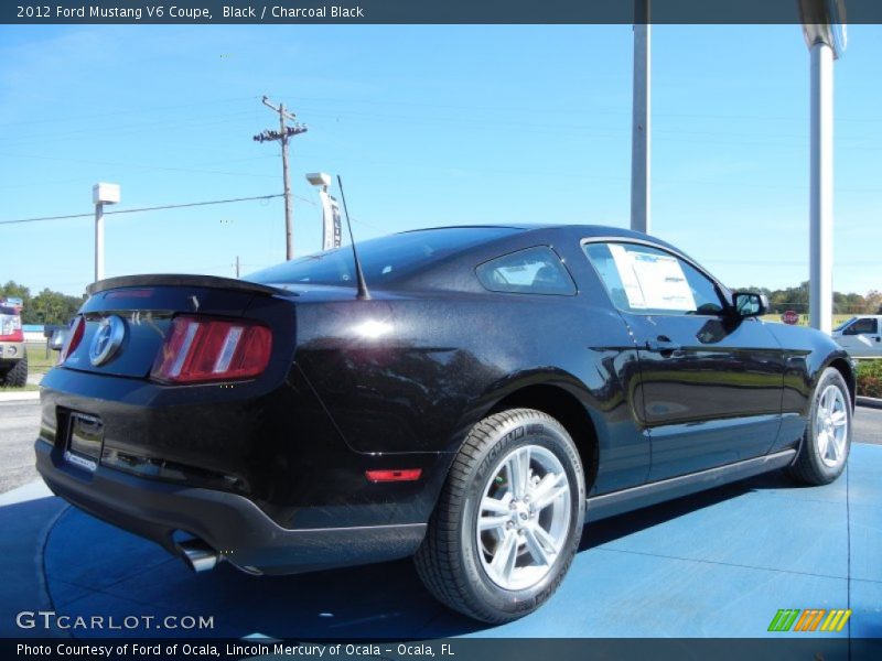Black / Charcoal Black 2012 Ford Mustang V6 Coupe