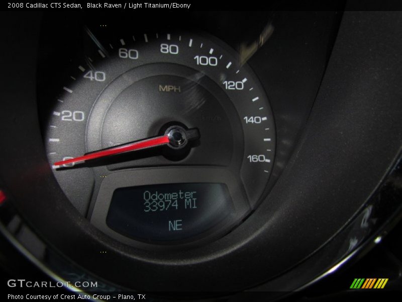 Black Raven / Light Titanium/Ebony 2008 Cadillac CTS Sedan