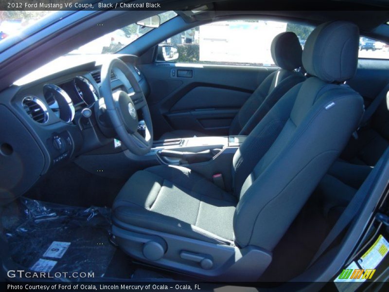 Black / Charcoal Black 2012 Ford Mustang V6 Coupe
