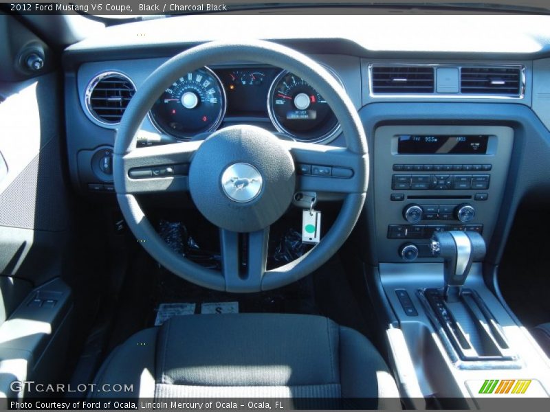 Black / Charcoal Black 2012 Ford Mustang V6 Coupe