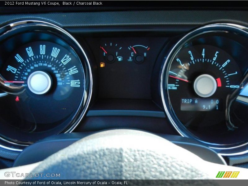 Black / Charcoal Black 2012 Ford Mustang V6 Coupe