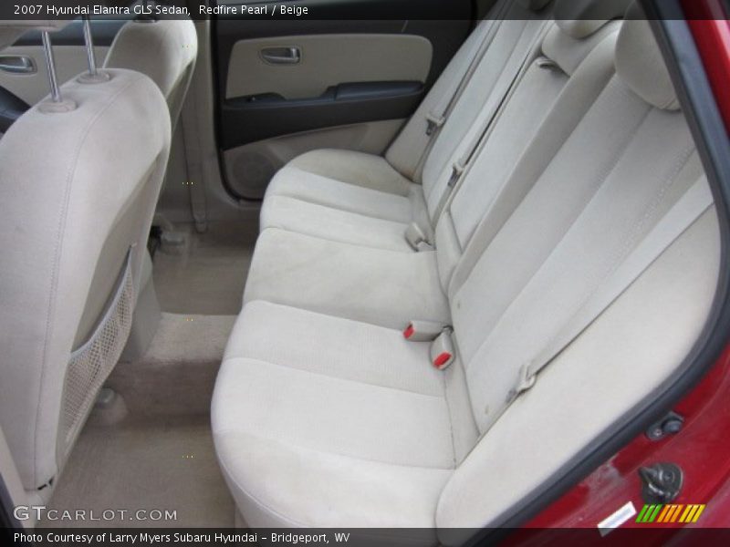 Redfire Pearl / Beige 2007 Hyundai Elantra GLS Sedan
