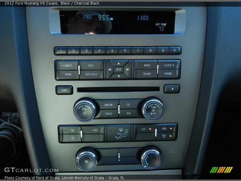 Black / Charcoal Black 2012 Ford Mustang V6 Coupe